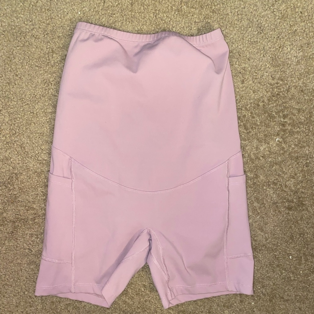 Maternity biker shorts